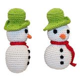 Knit Knacks Frost The Snowman Organic Cotton for Small Dogs