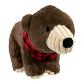 Tall Tails - Bear Plush With Hunter's Plaid Scarf