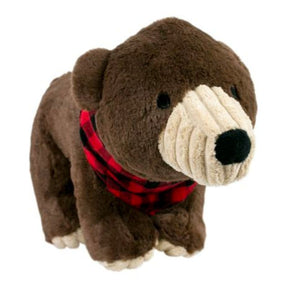 Tall Tails - Bear Plush With Hunter's Plaid Scarf