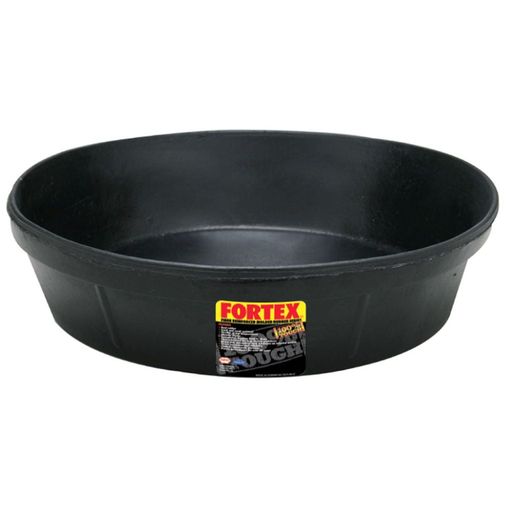 Fortex Rubber Feed Pan 3 gallon