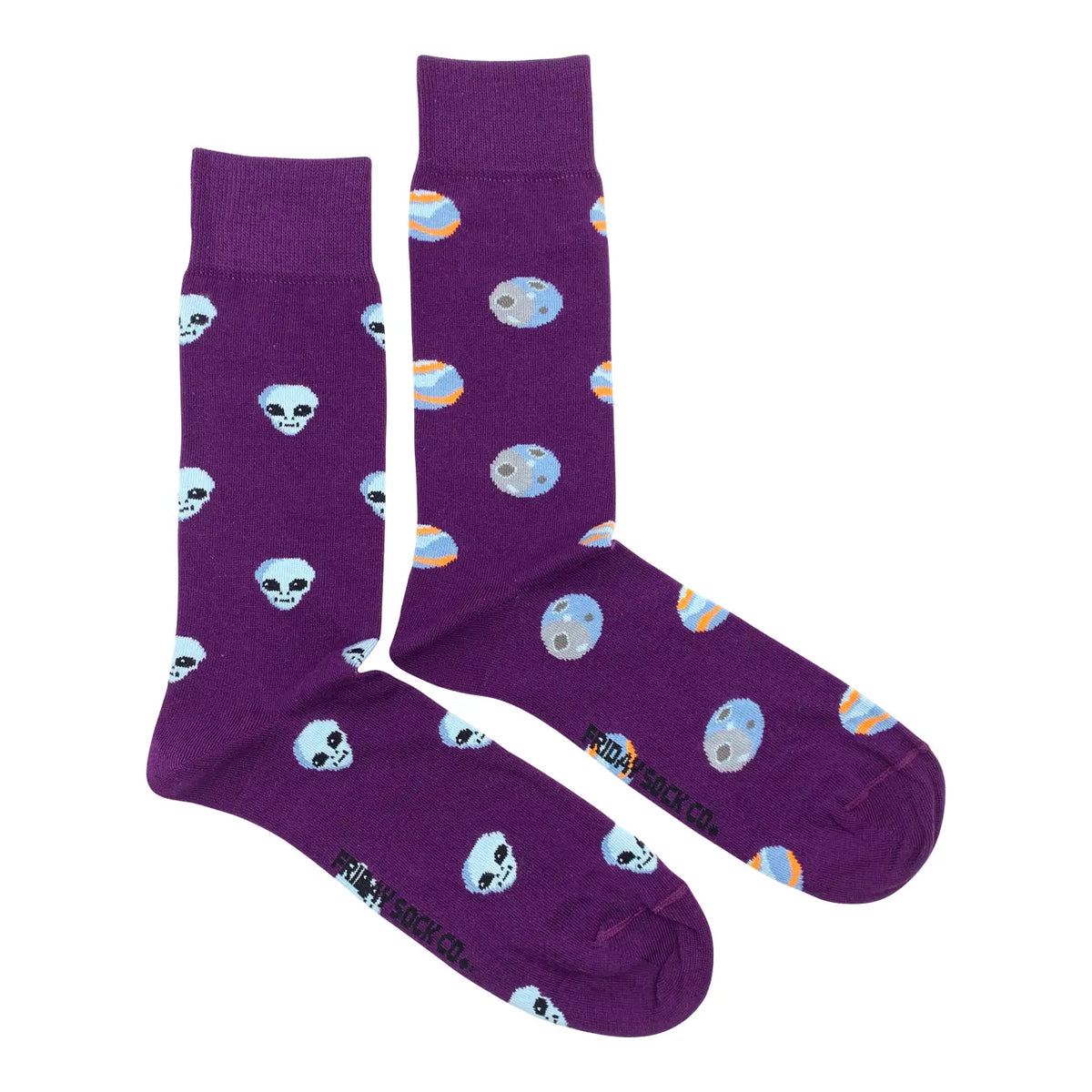 Friday Sock Co. - Men's Socks Alien & Planets Space