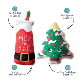 Petshop by Fringe Studio - Dog Toy Set Santa Ready