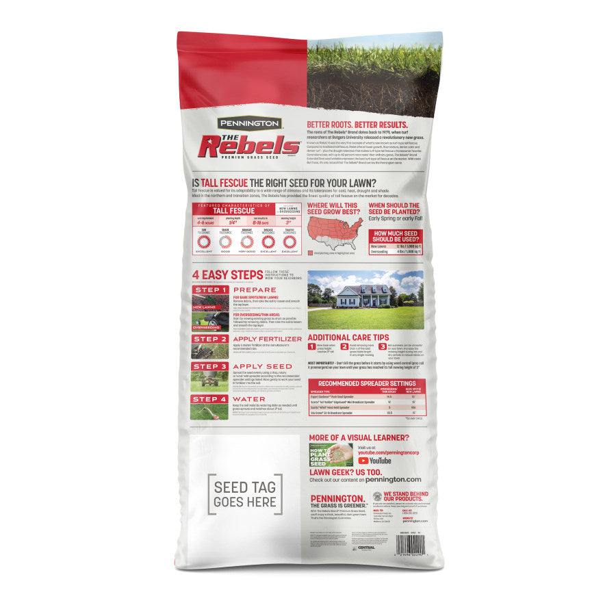 Grass Seed Rebel Tall Fescue