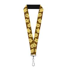 Buckle Down Winnie the Pooh Facial Expressions Lanyard - Southern Agriculture