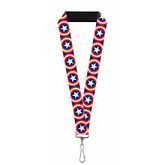 Buckle Down Captain America Shield Lanyard - Southern Agriculture