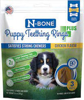 N-Bone Puppy Teething Ring Plus, 3-Pack Chicken Chew Treats - Southern Agriculture