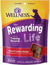 Wellness - Rewarding Treats Grain-Free Beef & Turkey Recipe Soft & Chewy Dog Treats