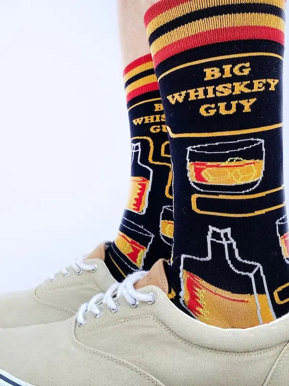 Groovy Things Co. - Big Whisky Guy Socks