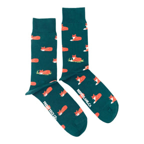 Friday Sock Co. - Men's Socks Red Fox Lane