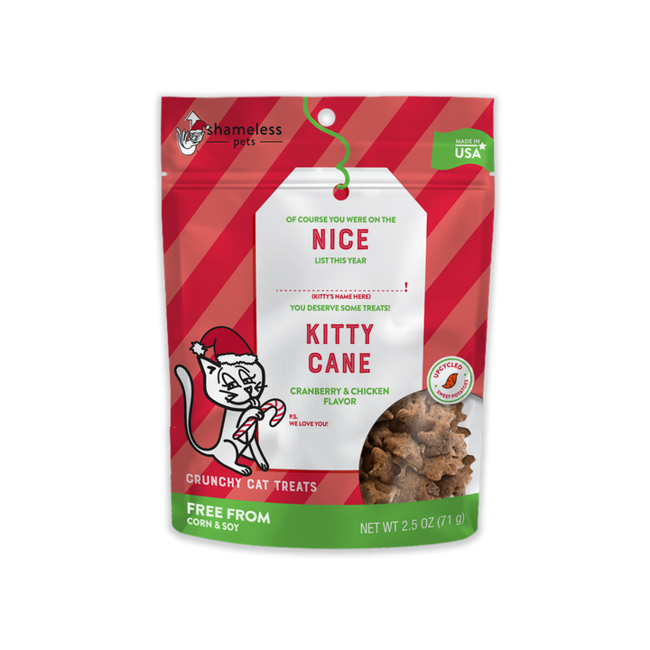 Kitty Cane Cranberry & Chicken Crunchy Cat Treats - Southern Agriculture