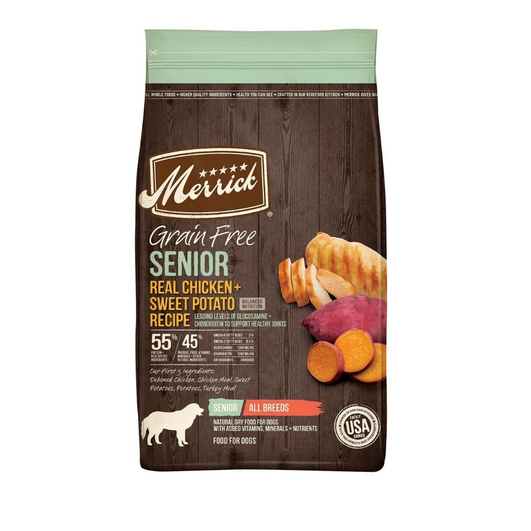Merrick Grain-Free Senior Chicken and Sweet Potato Dry Dog Food-Southern Agriculture