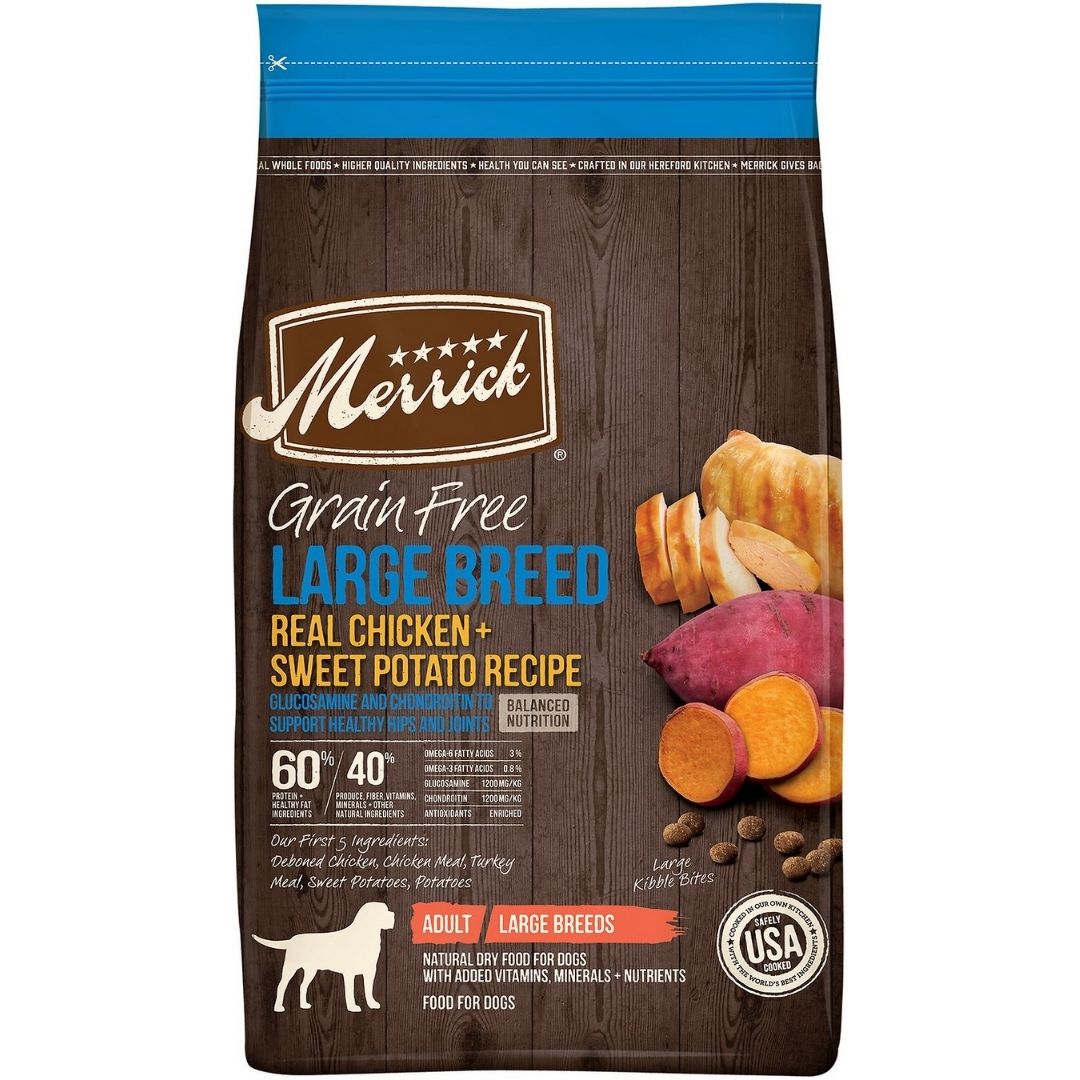 Merrick - Grain Free Large Breed Real Chicken & Sweet Potato Recipe Dry Dog Food-Southern Agriculture