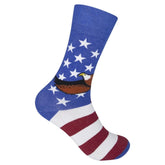 Adam Turman "Fly High Old Glory" American USA Flag Socks-Southern Agriculture