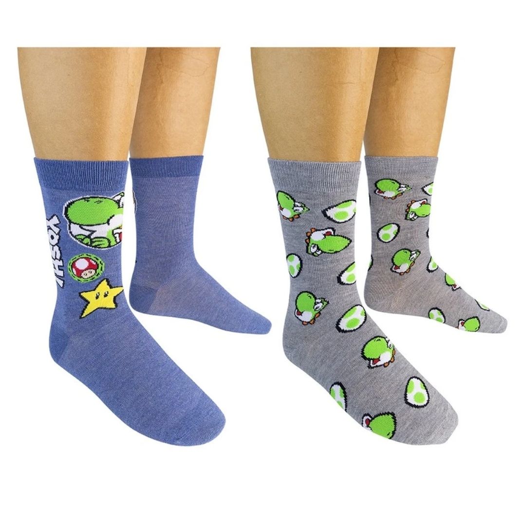 Super Mario Socks - 2 pack-Southern Agriculture
