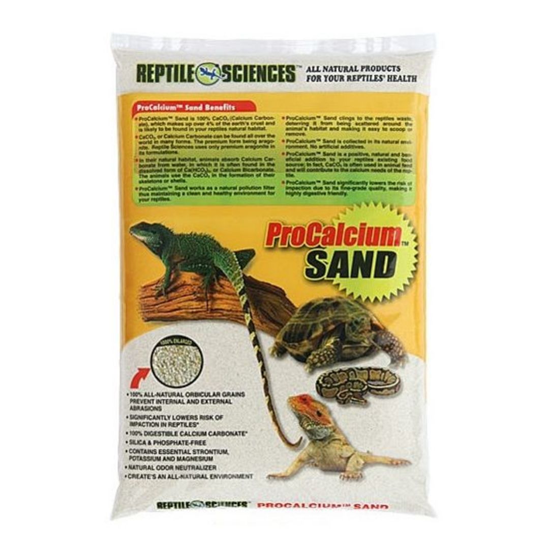 World Wide Imports Reptile Sciences Pro Calcium Sand - White 10 lbs-Southern Agriculture