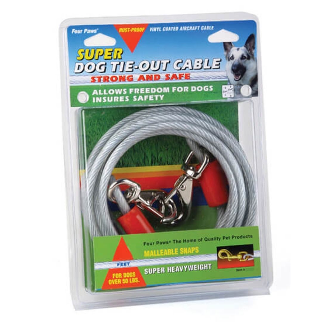 Four Paws Walk-About Tie-Out Cable - Super Weight-Southern Agriculture