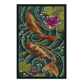 Lantern Press - Koi Fish Mosaic. Puzzle.-Southern Agriculture