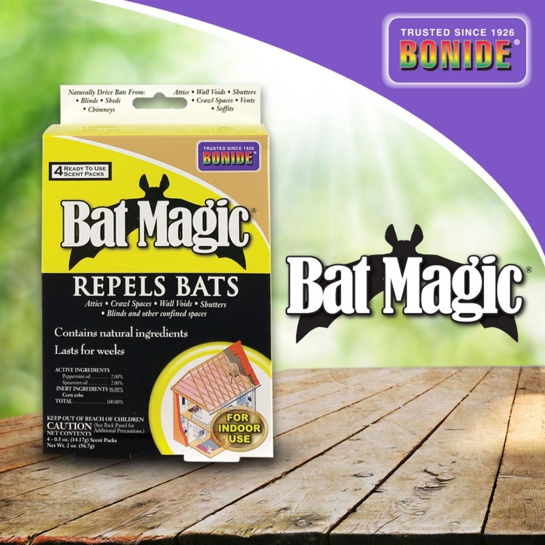 Bonide - Bat Magic Bat Repellent 4 pack. Pest & Insect Control-Southern Agriculture
