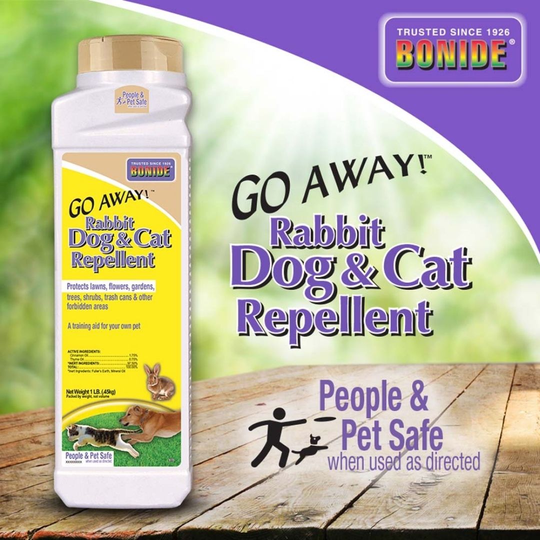 Bonide - Go Away! Rabbit, Dog, & Cat Repellent Granules Pest & Insect Control-Southern Agriculture