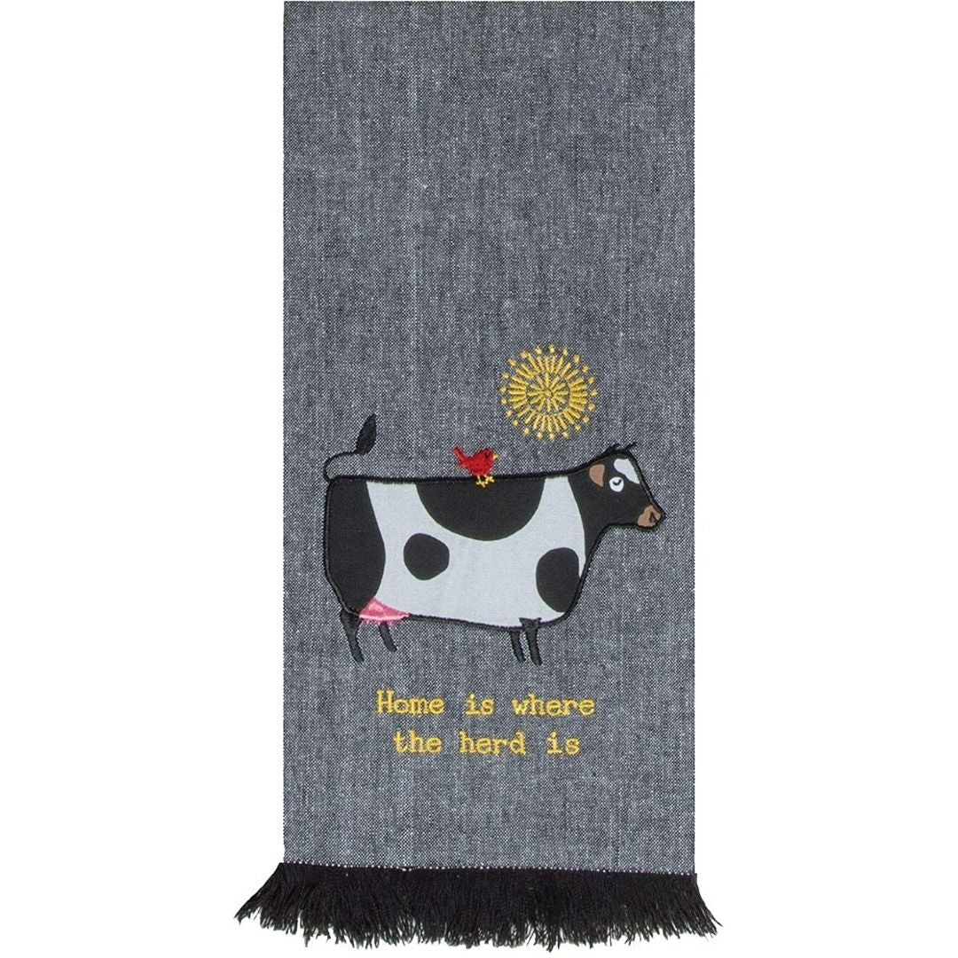 Kay Dee Designs - Farm Charm Cow Tea Dish Towel Oklahoma Decor & Cutting Boards-Southern Agriculture
