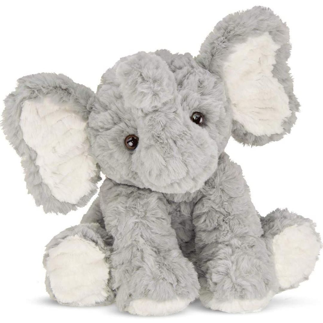 Bearington Collection - Dinky Plush Gray Elephant Stuffed Animal Toys-Southern Agriculture