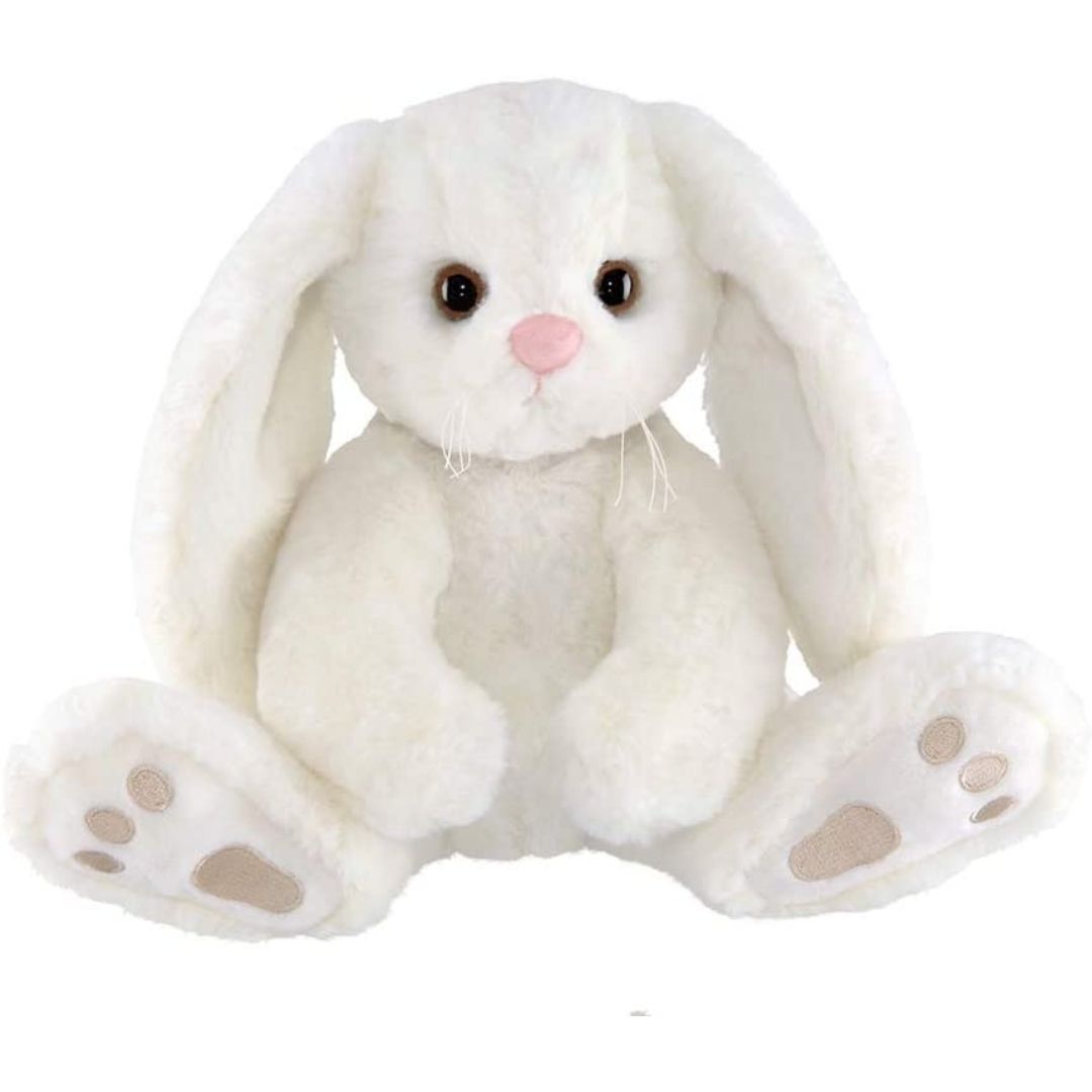 Bearington Collection Whiskers the White Bunny Toys-Southern Agriculture