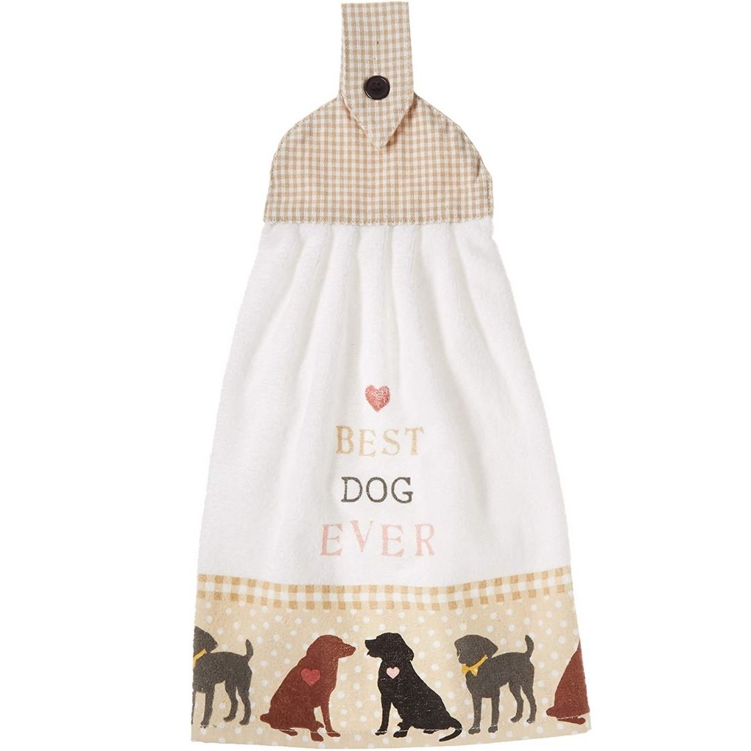 Kay Dee Designs - Best Dog Ever Tie Kitchen Towel-Southern Agriculture