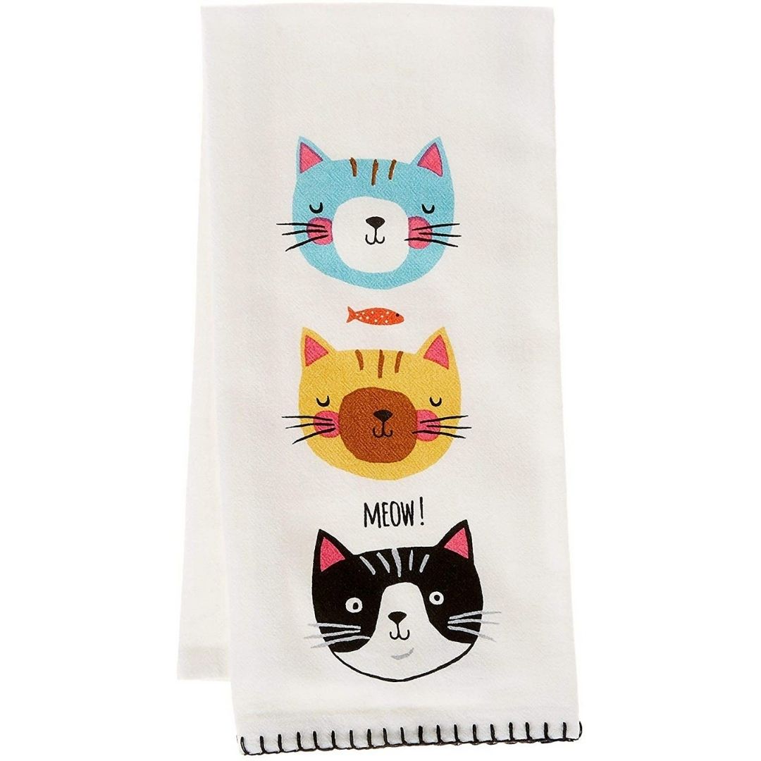 Kay Dee Designs - Crazy Cat Meow Flour Sack Kitchen Towel-Southern Agriculture