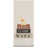 Kay Dee Designs - Four Legged Word Embroidered Tea Towel-Southern Agriculture