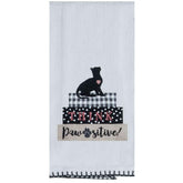 Kay Dee Designs - Think Pawsitive Embroidered Tea Towel-Southern Agriculture