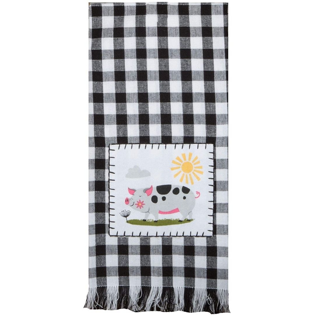 Kay Dee Designs - Farm Charm Pig Tea Towel-Southern Agriculture