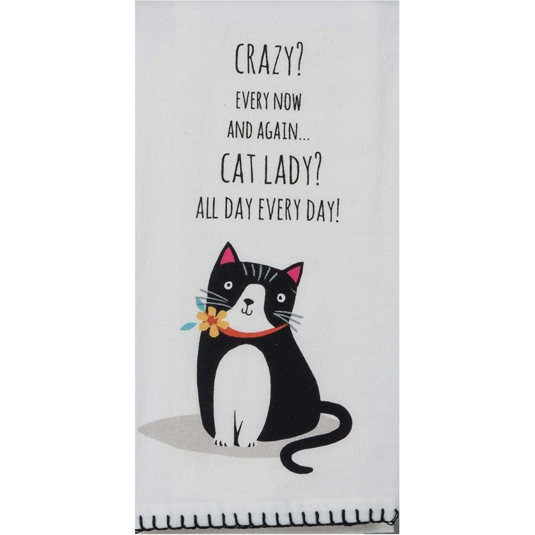 Kay Dee Designs - Crazy Cat Lady Flour Sack Kitchen Towel-Southern Agriculture