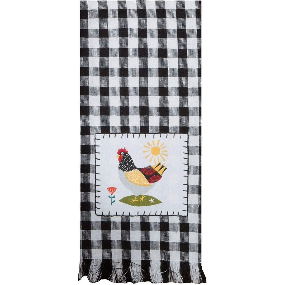 Kay Dee Designs - Farm Charm Chicken Tea Towel-Southern Agriculture