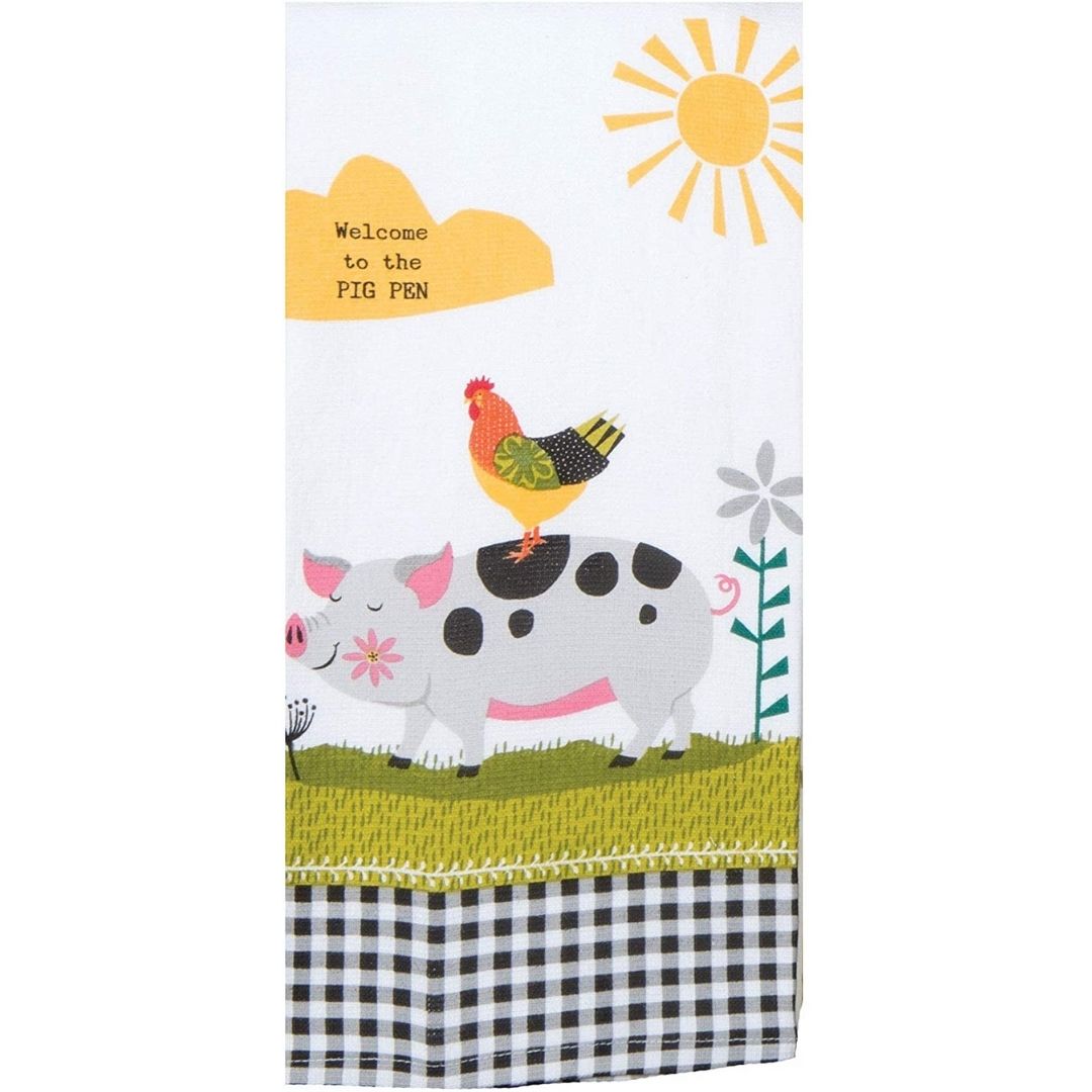 Kay Dee Designs - Farm Charm Pig Terry Towel-Southern Agriculture