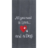 Kay Dee Designs - Need Dog Love Embroidered Waffle Towel-Southern Agriculture