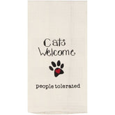 Kay Dee Designs - Cats Welcome Embroidered Waffle Towel-Southern Agriculture