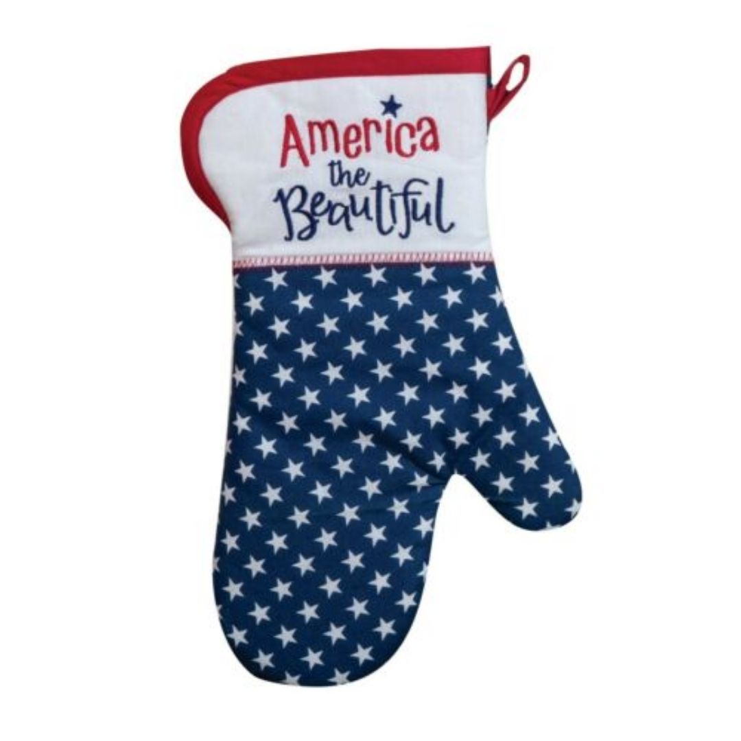 Kay Dee Designs - America the Beautiful Embroidered Oven Mitt-Southern Agriculture