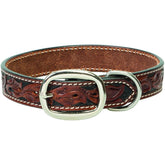 Weaver Leather - Carved Floral Dog Collar-Southern Agriculture