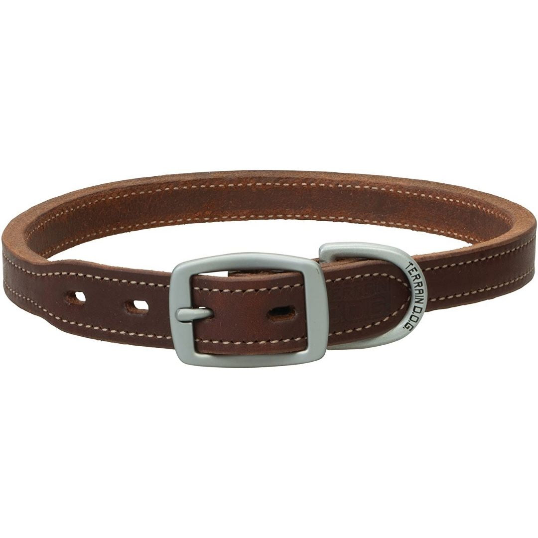 Weaver Leather - Terrain D.O.G. Oiled Harness Leather Hybrid Dog Collar-Southern Agriculture