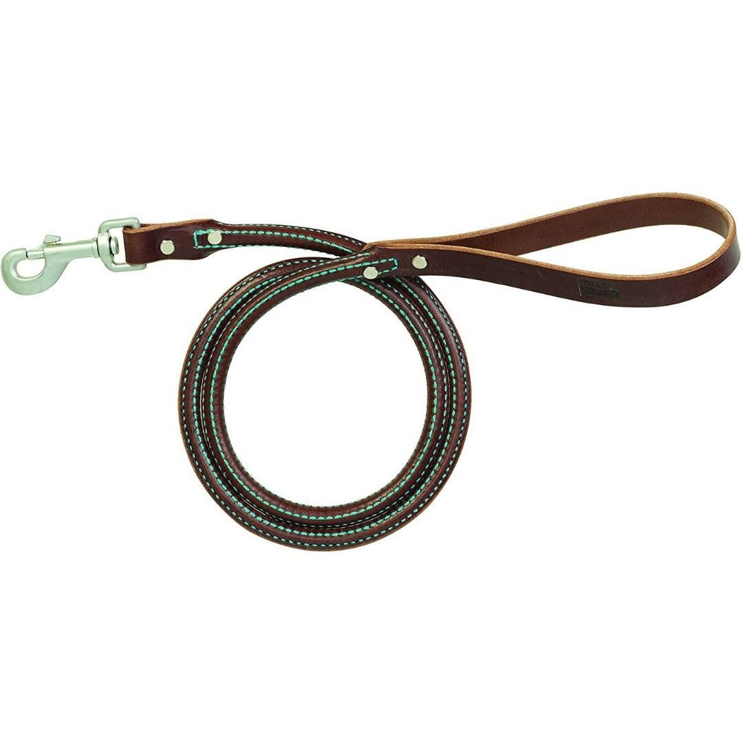 Weaver Leather - Terrain D.O.G. Bridle Leather Rolled Dog Leash-Southern Agriculture
