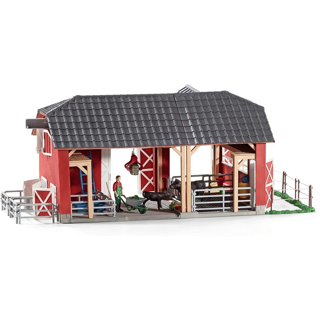 Schleich - Large Toy Barn and Farm Accessories-Southern Agriculture