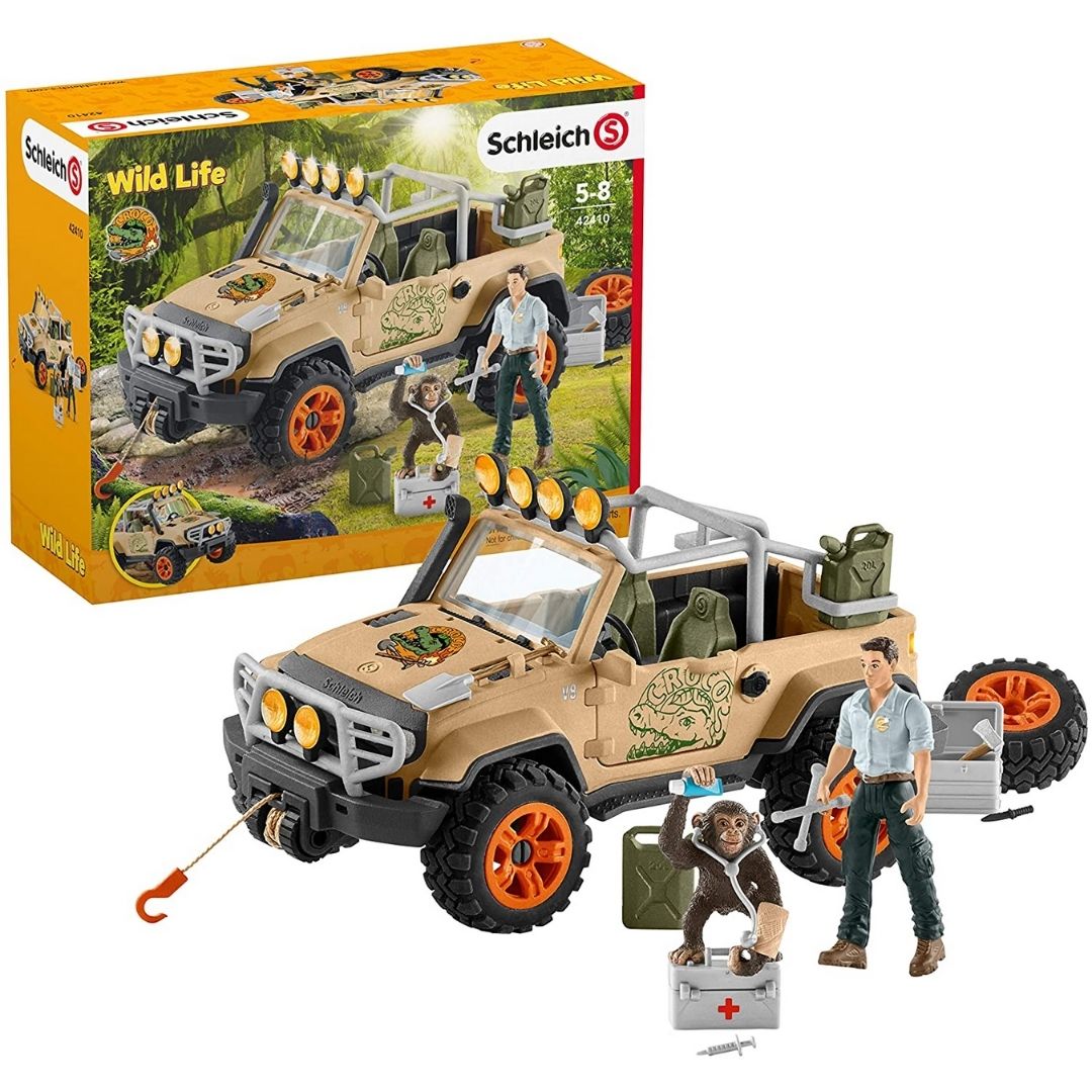 Schleich - Off-Road Jeep with Rope Winch Toys-Southern Agriculture