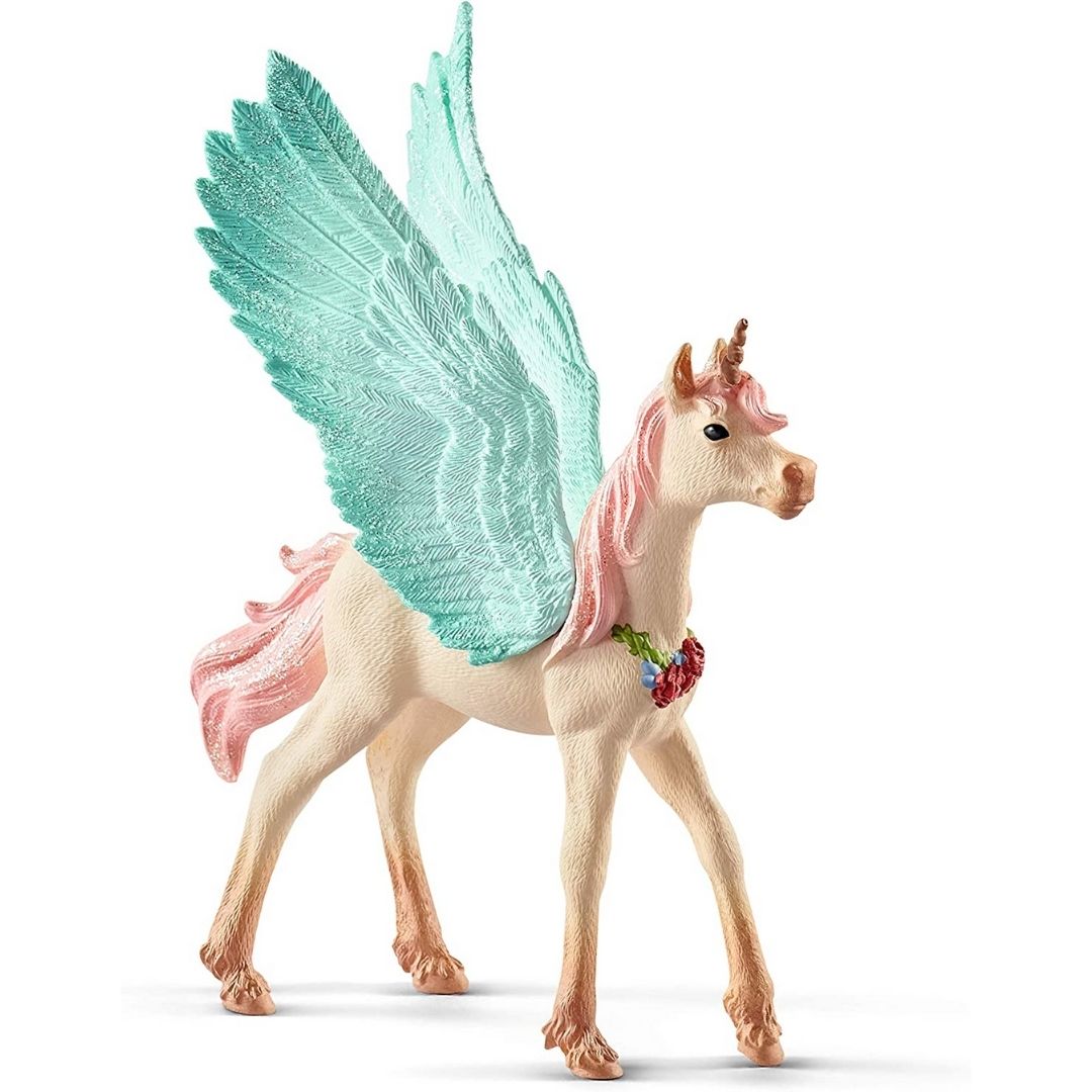 Schleich - bayala Decorated Unicorn Pegasus Foal Toys-Southern Agriculture