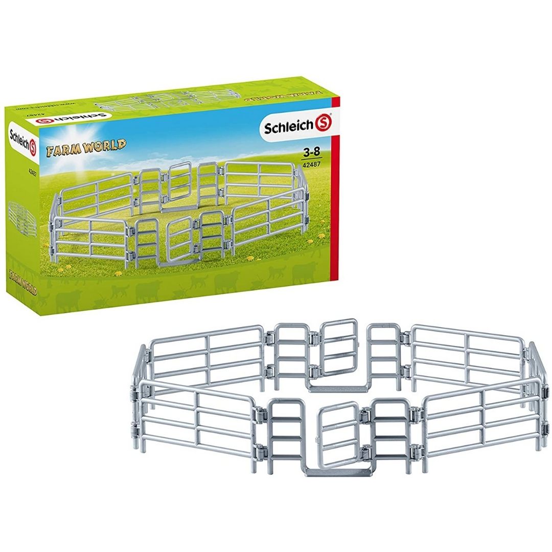 Schleich - Corral Fence with Gate Toys-Southern Agriculture