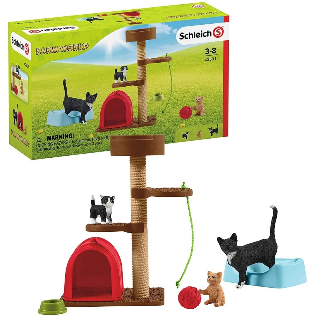Schleich - Playtime for Cute Cats Toys-Southern Agriculture