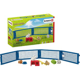 Schleich - Rabbit and Guinea Pig Hutch Toy Set-Southern Agriculture