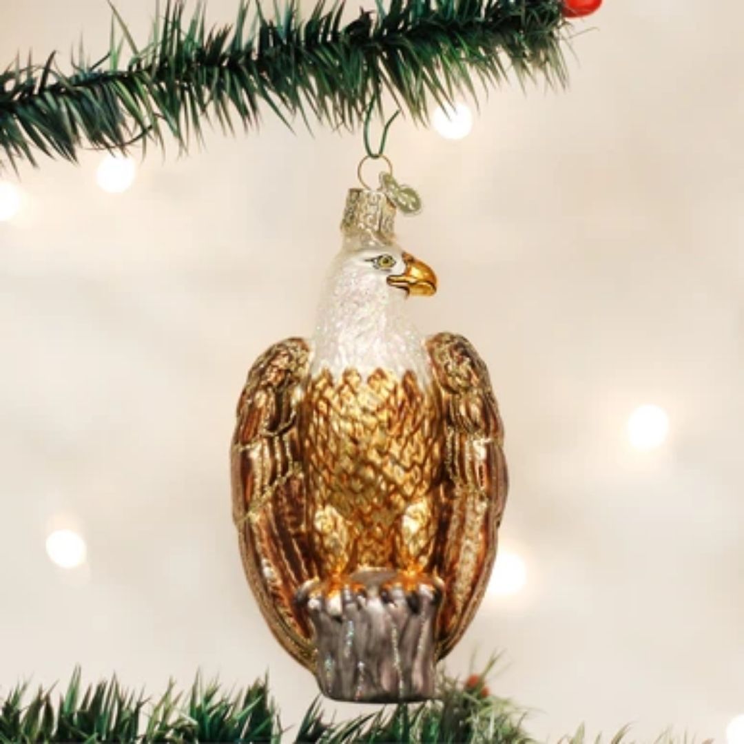 Old World Christmas - Bald Eagle Ornament-Southern Agriculture