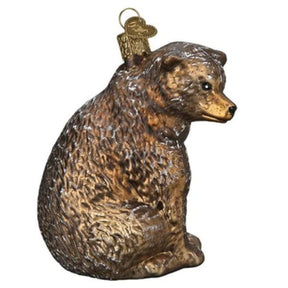 Old World Christmas - Vintage Bear Ornament-Southern Agriculture