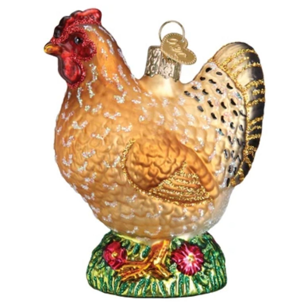 Old World Christmas - Spring Chicken Ornament-Southern Agriculture