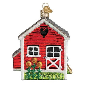 Old World Christmas - Chicken Coop Ornament-Southern Agriculture